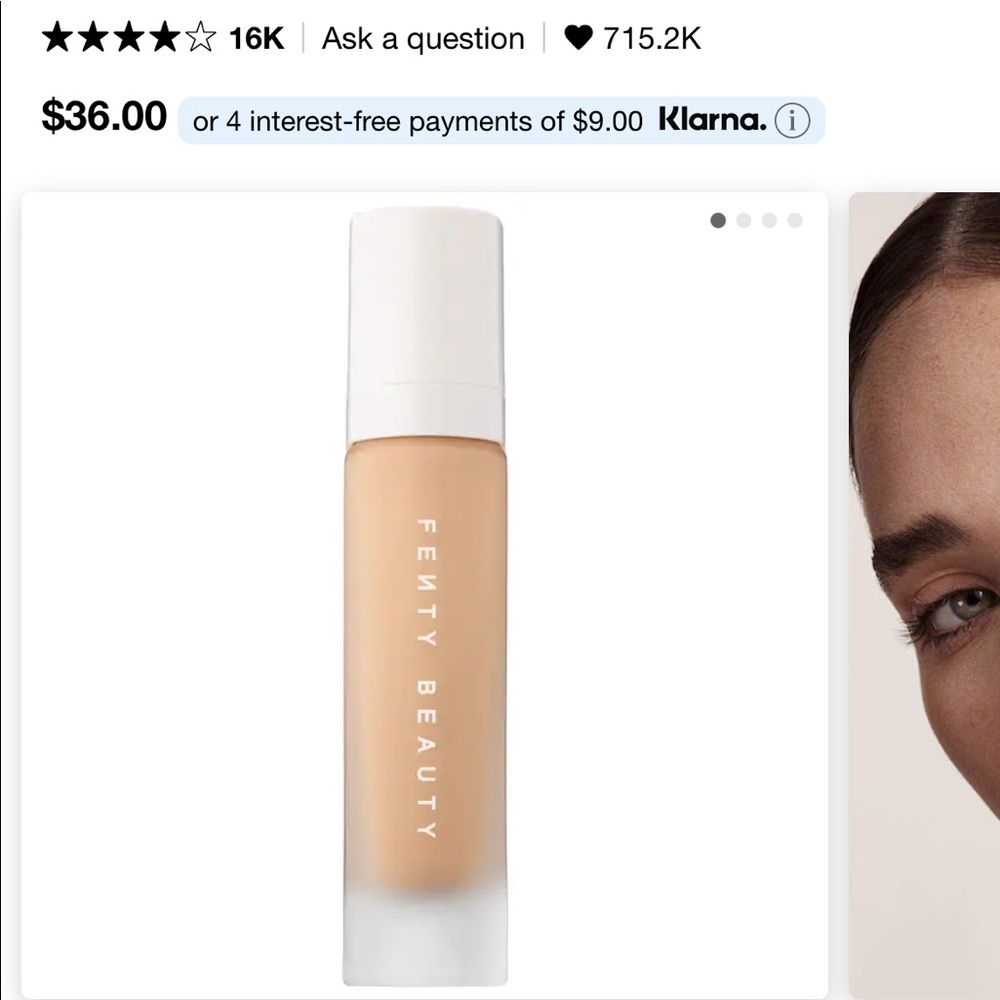 Fenty Beauty Foundation (shade 240)